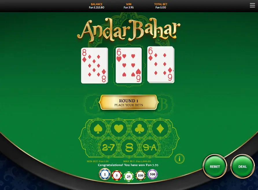 Bet on boxes with a high probability of winning - tips for playing Andar Bahar